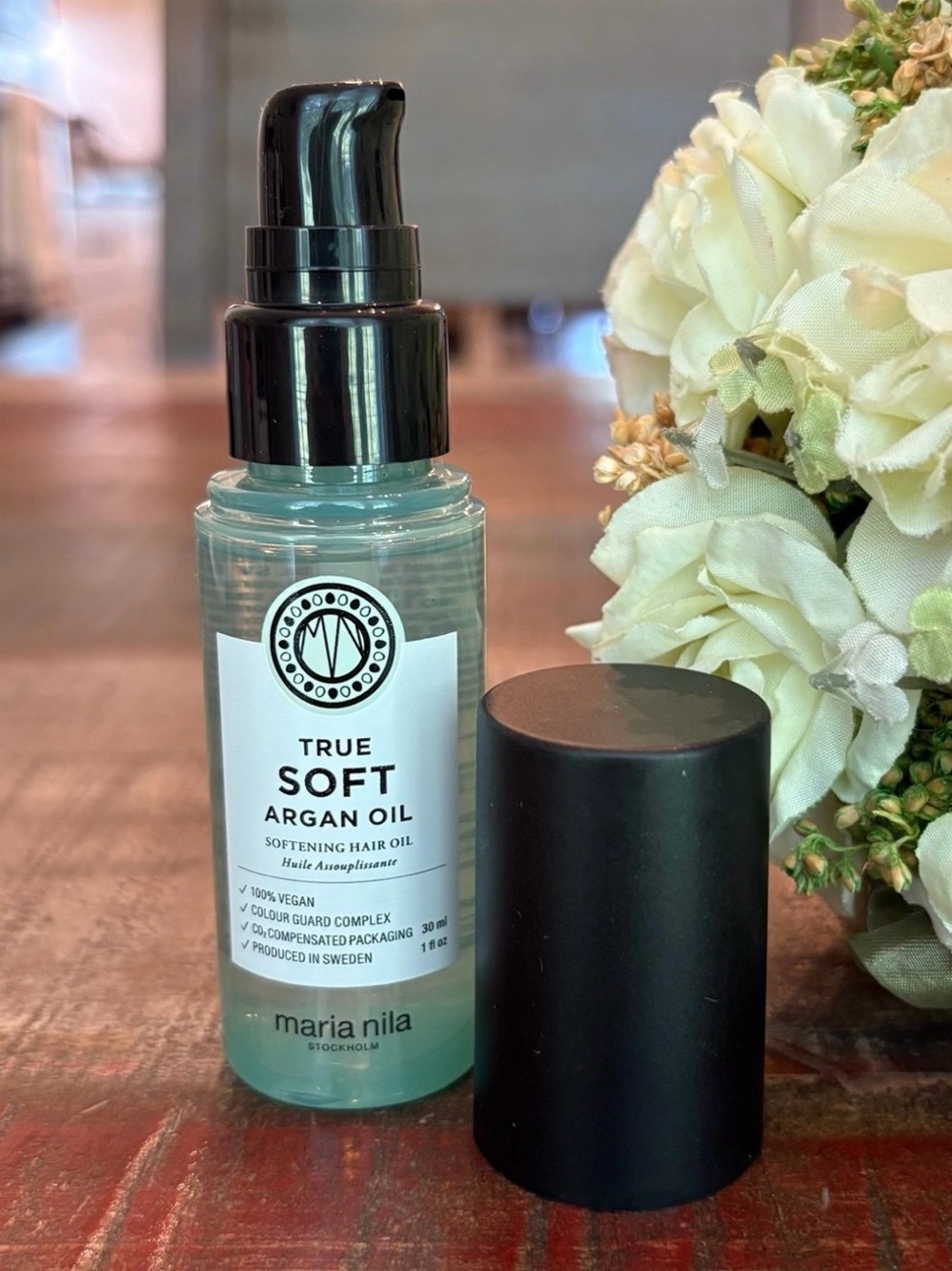 New MARIA NILA True Soft ARGAN OIL Softening HAIR OIL!